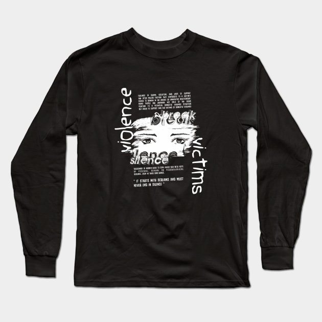 Violence Victims Long Sleeve T-Shirt by Insomnia_Project